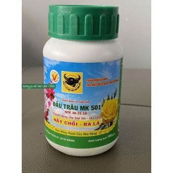 Phân bón lá MK501 chai 100gr chuyên ra nhiều chồi mới, thân lá phát triển nhanh